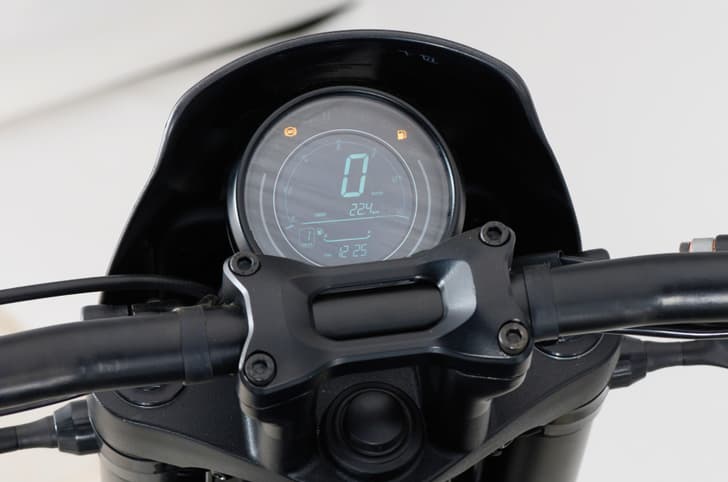 Yezdi Roadster LCD dash